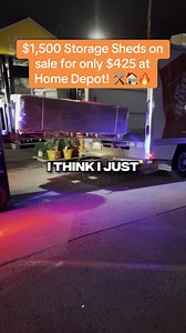 🚨 MASSIVE Hidden Clearance Deal at Home Depot! You won’t believe this! 🤯🔥 This Rubbermaid plastic storage shed normally sells for $1,500… but I just found it on HIDDEN CLEARANCE for ONLY $425! 😱 That’s over $1,000 OFF! And get this—I didn’t just find one, I found THREE! That means I just saved over $3,000 on storage sheds! 🔥💰 Home Depot doesn’t announce these hidden clearance deals, so if you’re not scanning, you’re missing out on HUGE savings! 👀💰 Want to start grabbing deals like this B