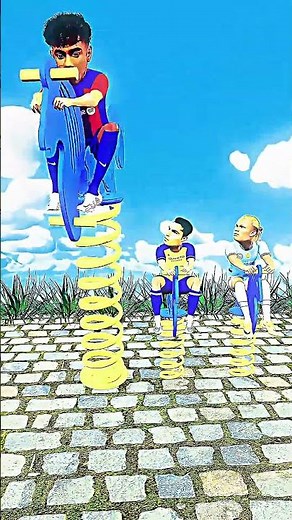 Ronaldo, Haaland & Yamal Playground Spring Rider Fun! 🎠 #Ronaldo #Haaland #Yamal