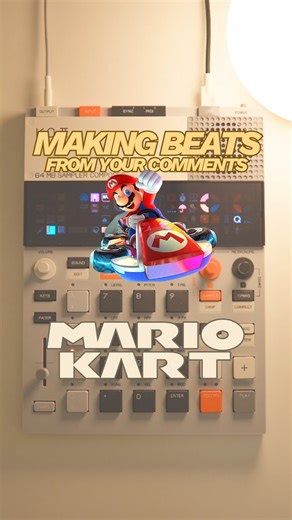 Lando Soundo on Instagram: "I’m making beats from your comments!! Today we sampled Mario Kart 🏎️🏎️ * * * Such a great game!! Tons of amazing tracks and sound effects all over it. Honestly it was tough to only choose a few of them 😂. What should I sample next?? Let me know in the comments!! * * * Gear used: EP-133 KOii and the OP1 Field by @teenageengineering , the Roland S1 by @rolandglobal #mariokart #nintendo #musicproducers #sampling #musicgear"