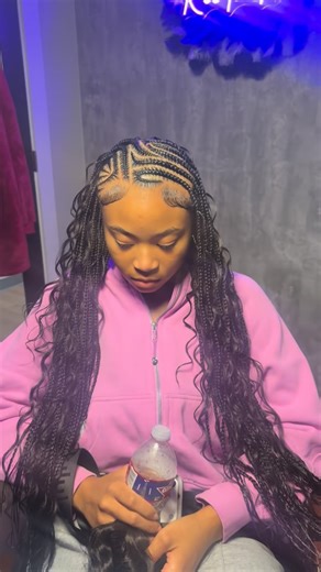 Nola Braider on Instagram: "January Books Open. Style: Fulani Braids 😍😍😍 Category: Combined Styles Add ons : Designs, Boho & butt length Want this style? Link in bio ⭐️ #tags #book #curls #touchedbyree #neworleanseast neworleansbraider stitch explore tags scalpbraiddesigns scalpbraids stitch twists upcominghairstylist tags mediumknotless neatwork selftaught"