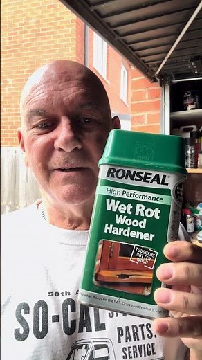Rotten Wood Rescue in 60 Seconds #repair #diy #woodworking
