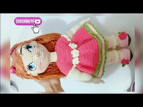 muñeca amigurumi paso a paso (parte 1)