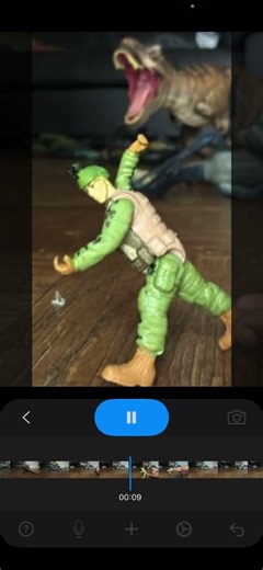 Stop motion video Rexy vs therizinosaurs #helpmemakethismakesense #memes #amnewbutnottheleast #dinos