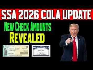 BREAKING: SSA Just Released 2026 COLA Update — New Check Amounts Revealed!