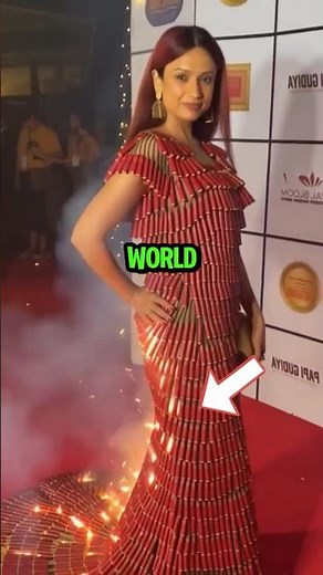 The Firework Dress That Could Actually Explode🧨#shorts