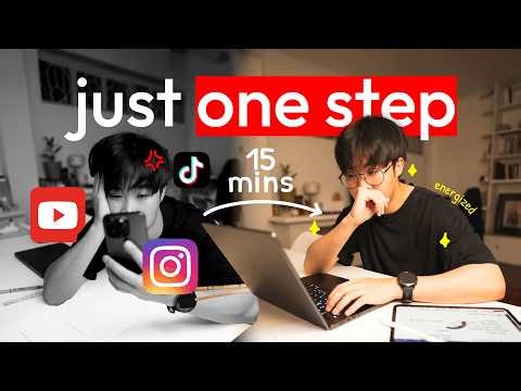 how to easily study after procrastinating the whole day (seriously)