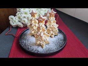 Puff Pastry Christmas Tree with Mascarpone Cream 😋 | Easy & Delicious 😁
