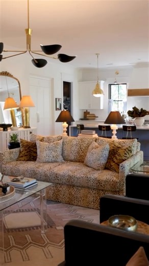 Homeworthy on Instagram: "We’re in Charleston with @ourfifthhouse creator and author Carmel Phillips, exploring her new-build home filled with old-world character, bold pattern, and meaningful finds collected over time. ❤️🏡 From a bold leopard-print sofa to a moody, book-lined library, Carmel’s home showcases her family’s personality. Watch Carmel’s full home tour at HOMEWORTHY.COM!! #homeworthy #charleston #southcarolina #housetour #home #pattern #bold #color"