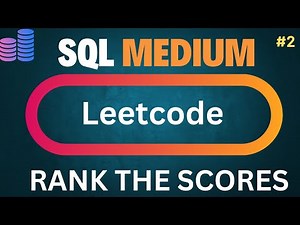 SQL Interview Question (Amazon Asked): RANK vs DENSE_RANK vs ROW_NUMBER – LeetCode 178 Explained#sql