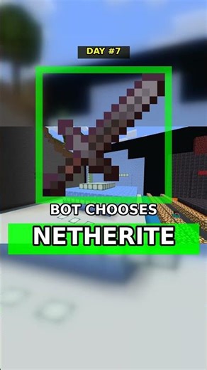 Netherite or Trident? Arena Duel! #minecraft #shorts