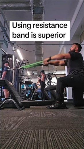 try this amazing setup for facepulls. using heavy resistance band was the best idea #resistance