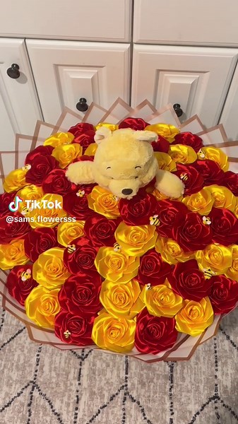 Eternal Winnie the Pooh Rose Bouquet Gift