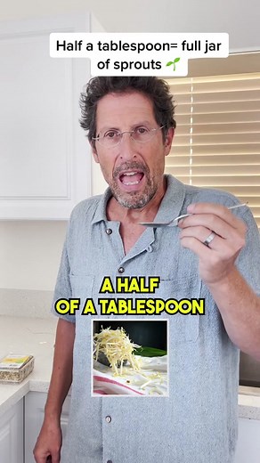 Easy Sprouting: Half a Tablespoon for a Jar Full of Healthy Sprouts