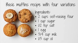 Teach the kids how to bake these yummy Basic Muffins these school holidays. | Best Recipes
