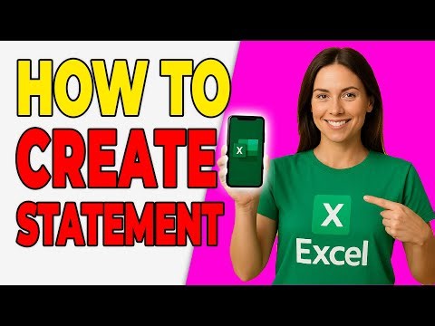 How To Create A Profit And Loss Statement In Excel (Full Tutorial 2025)