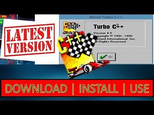 How to Download and Install Turbo C++ 4.5 in Windows?