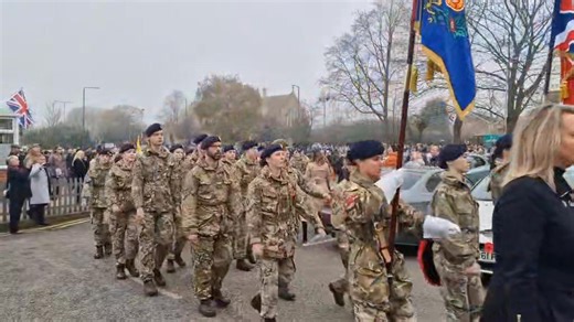 A video of the Forest Town Parade setting off from the Arena. | The Royal British Legion Clipstone and Forest Town Branch