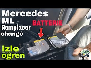 How to replace the battery in the Mercedes ML 320?