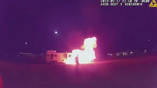 Propane tank explodes in New Mexico