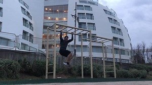 Sly fox steals camera from guy working out. | Funny Videos