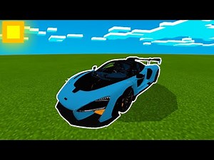 NOVO ADDON MOD DE CARRO (MCLAREN) PARA MINECRAFT PE 1.17