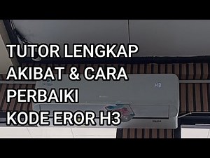 REPAIR GREE AC WHICH DISPLAYS ERROR CODE H3
