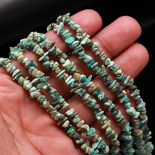 Natural Arizona Turquoise Uncut Shape Beads, AAA Turquoise Chips Beads for Jewelry Making, 16" Inch Gemstone Uncut Beads, Freeform Uncuts - Etsy