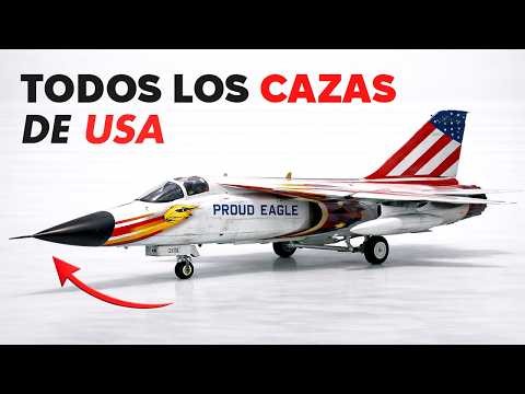 TODOS los Aviones de Combate de USA (1942–Hoy)