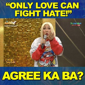 245K views · 5.2K reactions | Vice Ganda: “Hangga’t maaari, labanan natin ang kamangmangan ng paliwanag na may pagmamahal. Only love can fight hate.” ✨ Agree ba kayo, Madlang People? FOLLOW It's Showtime Facebook Page for more It’s Showtime Highlights! | It's Showtime | Facebook