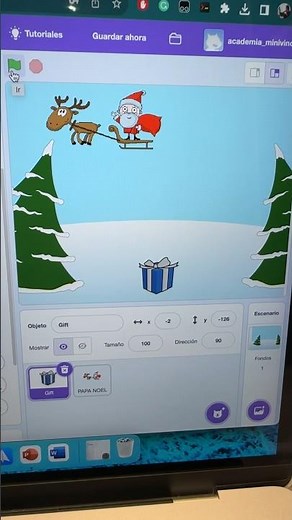 🎄PROGRAMA una felicitación de NAVIDAD con Scratch | ValPat