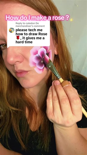 How to Create a Rose with Facepaint