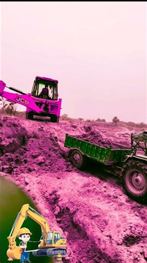 🚧green JCB 3DX Powerful Action Tractor Loading Video#jcb3dx#ytshorts#shorts #automobile#excavator