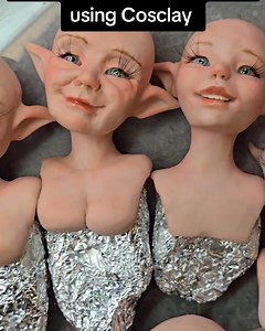 These are the new fae faces i have been working on the last couple of weeks 🧚‍♀️ (edit) I just realized that Facebook has again cut the top portion of my video 🥴 | Away with fairys
