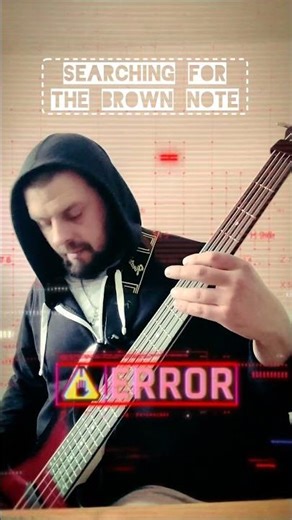 I detuned my 5 string bass to F# standard #fyp #bass #hellraiser