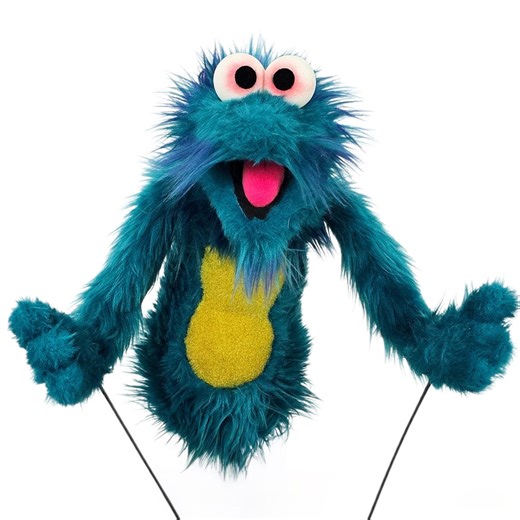 Monster Puppet "deluxe Wackadoo" by Uzzyworks. Professional Hand and Rod "muppet-style" - Etsy