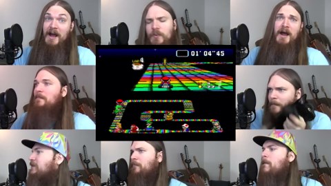 Super Mario Kart - Rainbow Road acapella