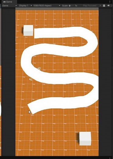 Simple Swipe or create the way on Unity| BlenderUnity