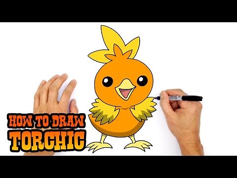 How to Draw Torchic | Pokemon