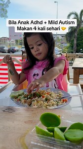 28K views · 205 reactions | Kakak selain happy jalan dia pling happy bab mkn.. 來klo dlu dia mkn memilih ye >> #susahtidolena #midnightbboil #ihsbabyshampoo #ihsbaby #tantrum #babygirl #berpantang #newborn #anakperempuan #fypシ゚viralシ2024fyp #fypviralシ #fypシ #adhdparenting #autism #mildautism #autismawareness #adhd #adhdawareness | Cek Yana | Facebook