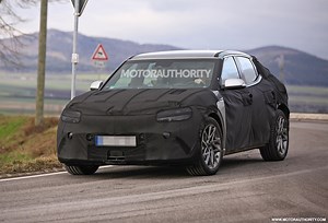 2022 Genesis compact electric SUV spy shots: Korean brand's first EV takes shape