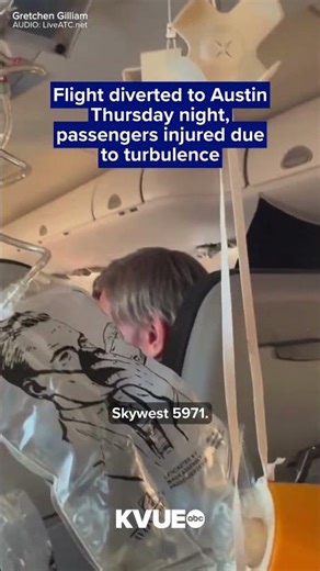 ATC audio released after Colorado flight to Houston diverted to Austin over turbulence #shorts