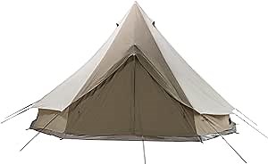 TETON Sports Sierra Canvas Tent; Waterproof Bell Tent for Family Camping in All Seasons