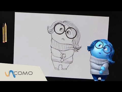 Dibujar Tristeza de Inside Out - Del Revés