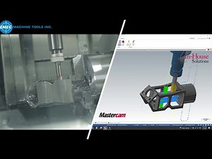 Mastercam Mill-Turn Demo on a Okuma Multus B250II