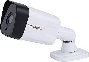 TIGERSECU 5MP Super HD-TVI Wired Security Camera only for use with 5MP HD-TVI DVR, Weatherproof for Indoor/Outdoor (Power Supply and Coaxial Cable Sold Separately)