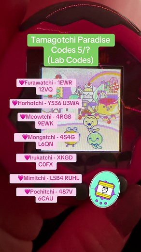 Tamagotchi Lab Codes: Unlock Your Nostalgic Characters