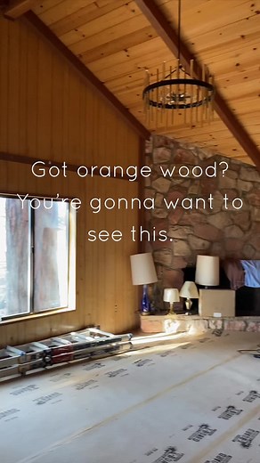 I found the perfect stain combo to turn this dated 90s ceiling into a beautiful modern white oak look! It’s a combo of Old Masters pickling white and Minwax provincial. The white neutralizes the orange and lightens the wood, while the provincial alters the tone. All while keeping the wood grain! The ceiling did have a stain on it, but no sealer, so we were able to wipe the stain on the wood with no sanding or prep 🙌🏻. It’s a project, but so worth the time & effort! If you have a sealer on your