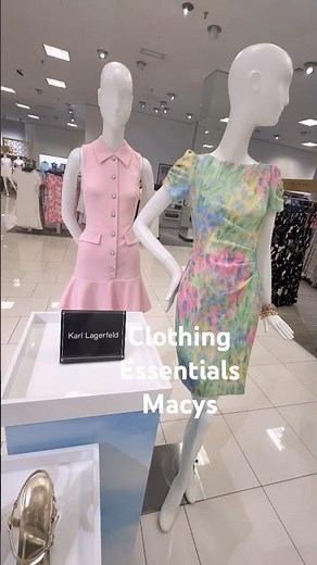 CLOTHING ESSENTIALS MACYS KARL LAGERFELD & MORE #macys #macysbackstage #mannequin