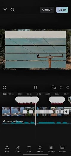 Try this transition with CAPCUT