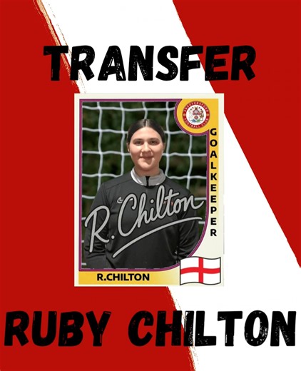 Transfer News. We are delighted to welcome goalkeeper Ruby Chilton to Andoversford as she joins from Ross Juniors. The gaffer added: "Ruby is an exciting goalkeeper who ive worked with at the Herefordshire FA emerging talent centre. She is top class, someone who has shown game intelligence and ability far beyond her years. It was really important we acted quickly after not one but both our previous goalkeepers have found themselves relocating outside of the country and Ruby was at the top of my 